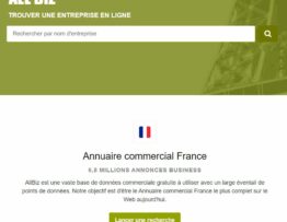 AllBiz (en français : tous les bizness), l’Annuaire de toutes les affaires en France !